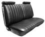 Front Split Bench Seat Upholstery without Armrest 1974-76 Malibu/Laguna